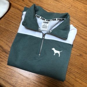 VS Pink Quarter Zip